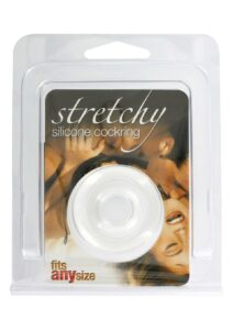 Stretchy Erekční kroužek silikonový - transparentní Seven Creations