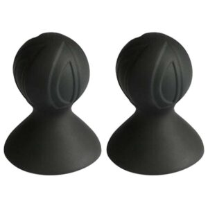 BASIC X Př&iacute;savky na bradavky 2 ks -  čern&eacute; BASIC X