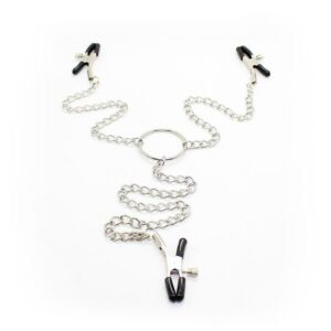 BASIC X skřipce na bradavky a klitoris čern&eacute; BASIC X