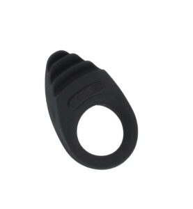 Romant Tony erekčn&iacute; kroužek  vibračn&iacute; čern&yacute; ROMANT