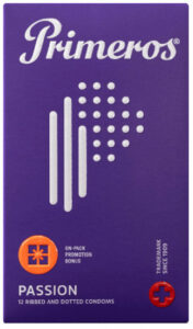 Primeros Passion &ndash; vroubkovan&eacute; kondomy (12 ks)