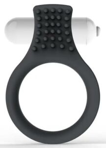 Romant Derrick erekčn&iacute; kroužek s vibračn&iacute; patronou čern&yacute; ROMANT