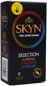 SKYN Selection &ndash; mix bezlatexov&yacute;ch kondomů (9 ks)