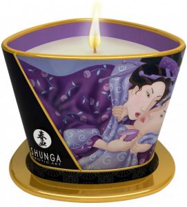 Shunga libido stimuluj&iacute;c&iacute; mas&aacute;žn&iacute; sv&iacute;čka Exotic Fruits (170 ml)