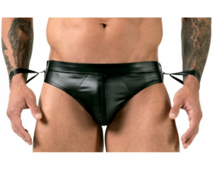 Čern&eacute; slipy s pouty Calvin