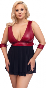 Plus size ko&scaron;ilka Red Bondage
