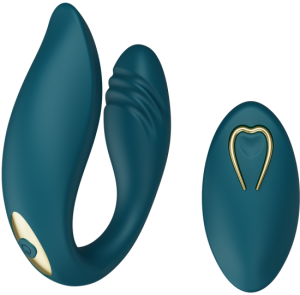 P&aacute;rov&yacute; vibr&aacute;tor Viva s d&aacute;lkov&yacute;m ovl&aacute;d&aacute;n&iacute;m + d&aacute;rek Toybag