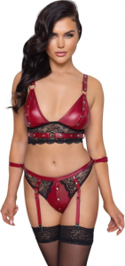 Koženkov&yacute; komplet BDSM Romance