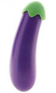 Žertovn&aacute; plastov&aacute; l&aacute;hev Funny Eggplant
