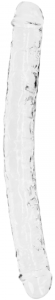 Oboustrann&eacute; dildo Crystal Clear (34 cm)