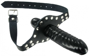 Kožen&yacute; roub&iacute;k s vnitřn&iacute;m a vněj&scaron;&iacute;m penisem Ride Me Mouth