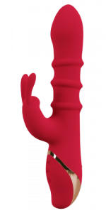 Vibr&aacute;tor s v&yacute;běžkem na klitoris Moving Rings (23