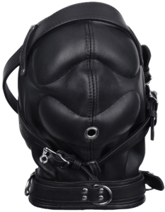 Deprivačn&iacute; kožen&aacute; maska Leatherix Dominator