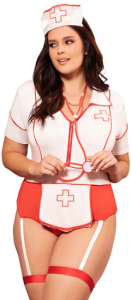 Plus size kost&yacute;m Lovely Nurse