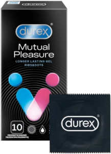 Durex Mutual Pleasure &ndash; vroubkovan&eacute; kondomy (10 ks)