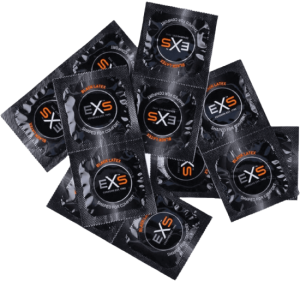 EXS Blatex &ndash; čern&eacute; kondomy (100 ks)