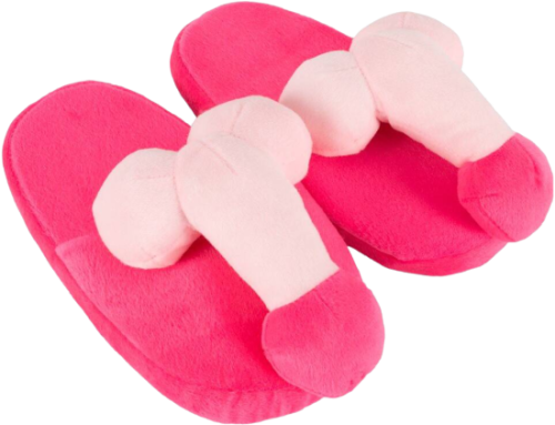 Plush Slippers Penis
