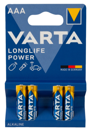 4 Varta AAA Batteries
