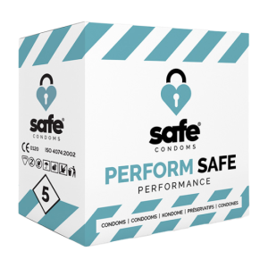 SAFE - Condoms Orgasm Delaying Performance 5 pcs