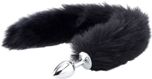 ZENN Deluxe Fluffy Fox Plug - Black