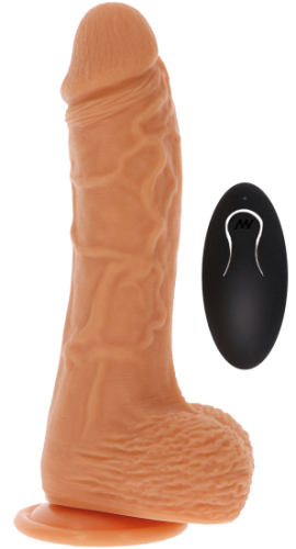 ToyJoy Get Real Up&Down Rotating Vibrating Dildo 21 cm