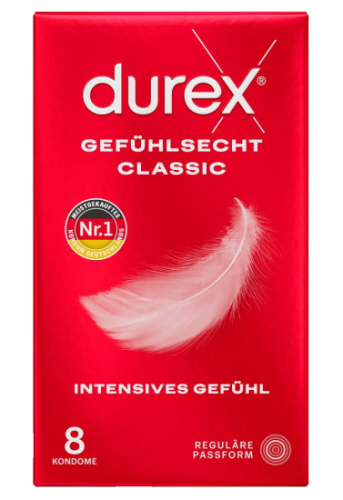 Durex Gefühlsecht Classic 8pcs