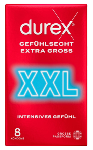Durex Gefühlsecht Extra Large 8 pack