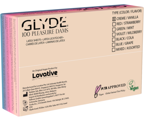 Glyde Dams Vanilla 100´s