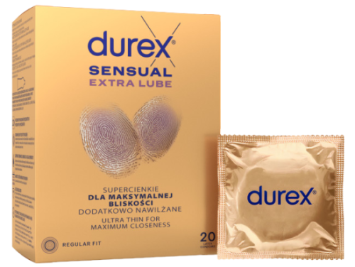 DUREX Sensual Extra Lube 20 pcs