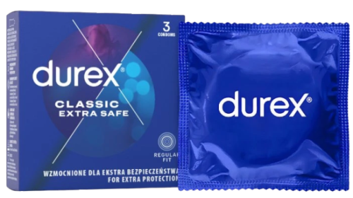 Durex Extra Safe – zesílené kondomy (3 ks)