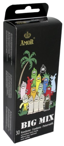 Amor Assortment: Big Mix condoms 30 pcs