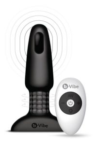 b-Vibe Rimming Plug 2 čern&yacute;