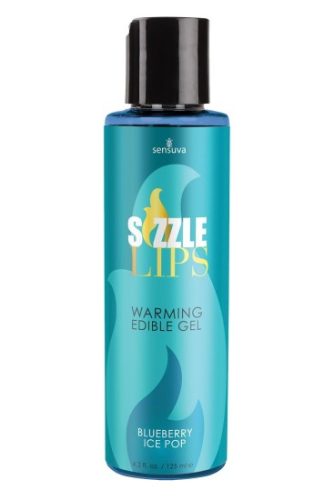 SENSUVA SIZZLE LIPS HŘEJIVÝ GEL BORŮVKOVÉ LEDOVÉ LÍZÁTKO 125ML