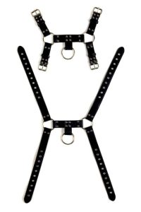 P&aacute;nsk&yacute; bondage body ve stylu harnessu mod. 2 čern&yacute;