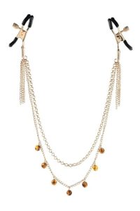 SPORTSHEETS AMBER ŘETĚZOV&Eacute; SVORKY NA BRADAVKY