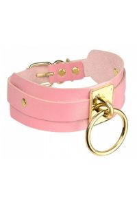 KINKY DIVA O-RING OBOJEK RŮŽOV&Aacute;/ZLAT&Aacute;