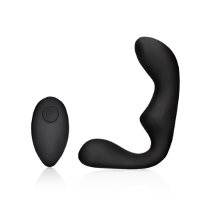 Vibrátor na prostatu s dálkovým ovládáním - Černý