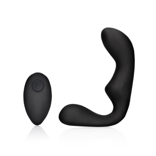 Vibrátor na prostatu s dálkovým ovládáním - Černý
