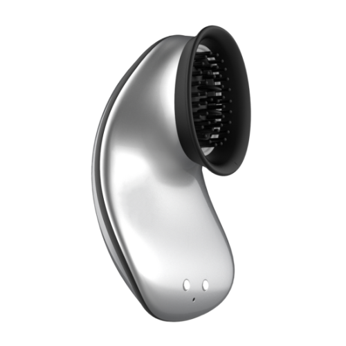 Twitch - Handsfree Suction and Vibration Toy Silver