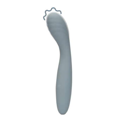 Ultra Soft Silicone Vibrátor na G-bod - Basaltově Šedý