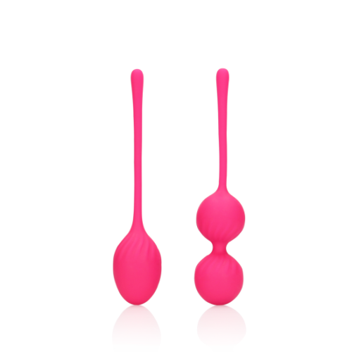 Dvoudílná sada Thumping Kegel Balls - Divoká Jahoda