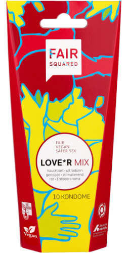 Fair Squared Single: Love*r Mix condoms 10 pcs