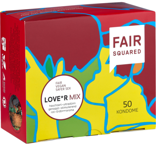 Fair Squared Single: Love*r Mix condoms 50 pcs