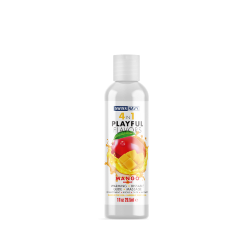 Lubrikant 4 v 1 s příchutí manga - 30 ml