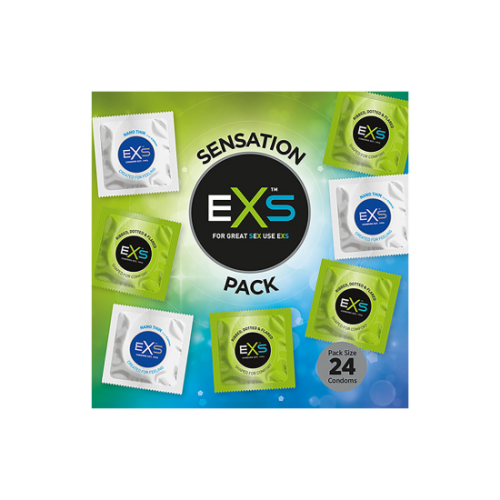 EXS Sensation Balíček - Kondomy - 24 ks