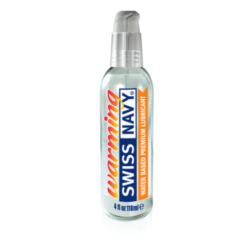 Swiss Navy - Prémiový lubrikant na bázi vody s hřejivým efektem - 118 ml