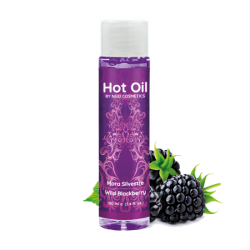 Hřejivý masážní gel - Divoká ostružina - 100 ml