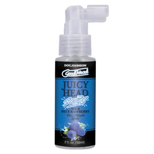 Juicy Head - Sprej proti suchosti úst - Kyselá modrá malina - 60 ml