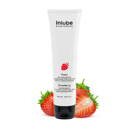 Lubrikační gel na vodní bázi - Jahoda - 100 ml