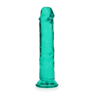 Rovn&yacute; realistick&yacute; dildo s př&iacute;savkou - 7'' / 18